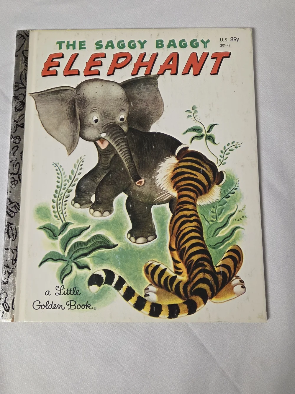 Vintage A Little Golden Book The Saggy Baggy Elephant  1974